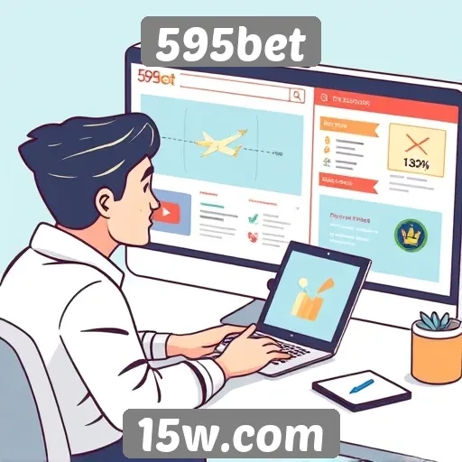 Avaliação da experiência do usuário no site 595bet